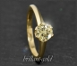 Preview: Brillant Ring 585 Gold; 1,0ct, Si2; IGI Zertifikat